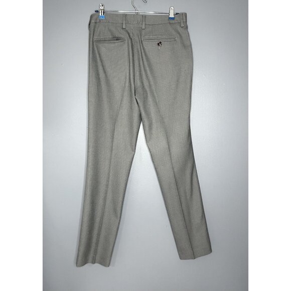 Ted Baker Pants Mens 32R Gray Textured Dress Trousers Slim Fit Made Portugal - Picture 2 of 16